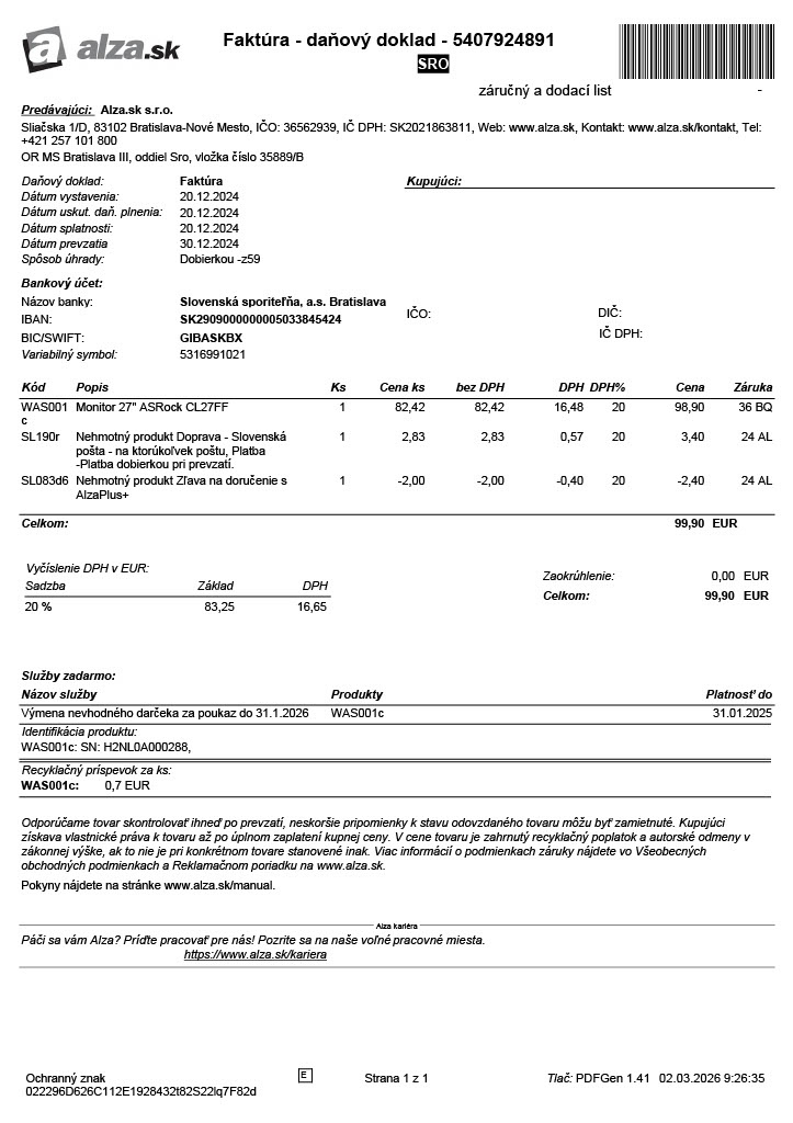 27" ASRock CL27FF - 4