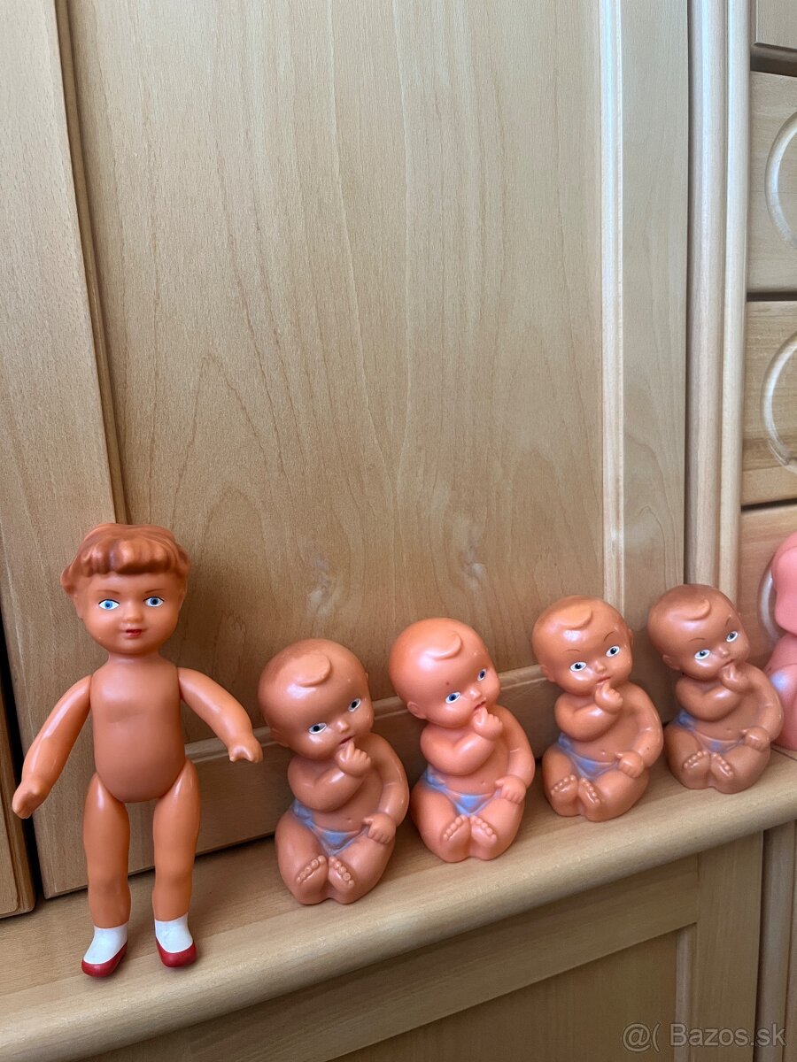 Retro pískacie gumené hračky - 4