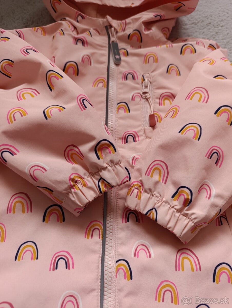 Zateplený set do dažďa + softshellová bunda 98 (2-3 roky) - 4