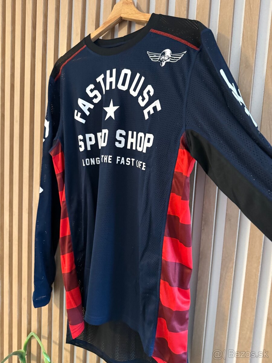 Dres Fasthouse, Originals Air Cooled Jersey - Navy/Black - 4