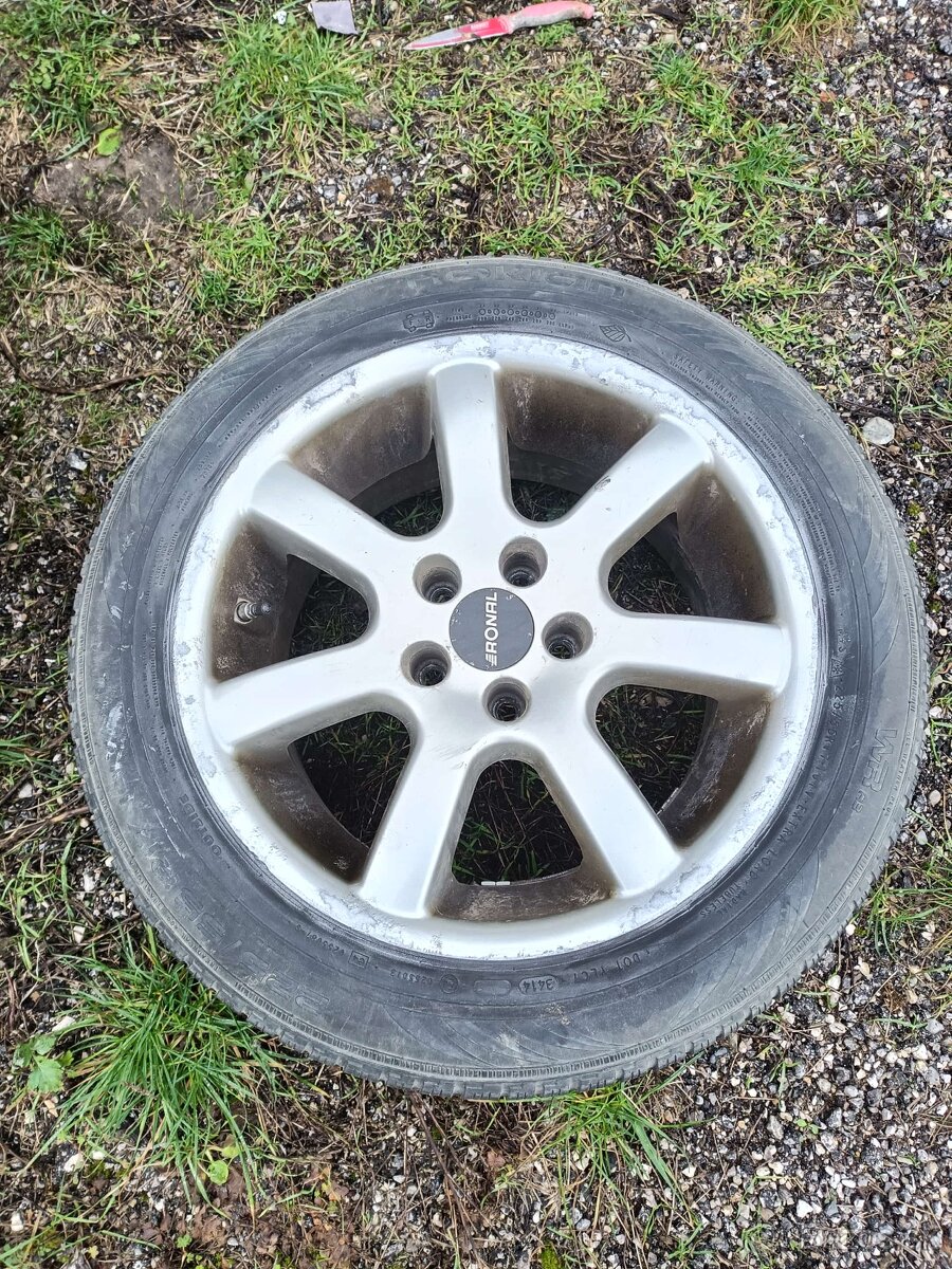 ❄️zimné 4ks alu disky orig. Ronal 5x112 R17 225/55 r17 - 4
