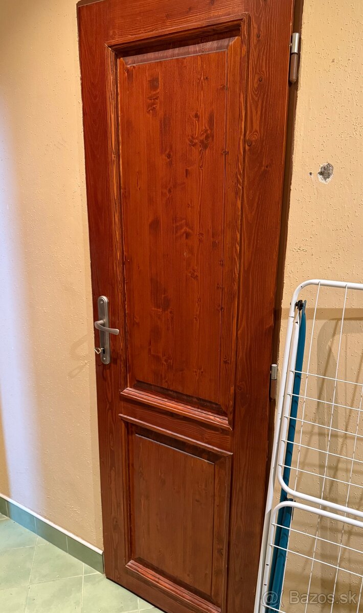 Masívne dvere červený smrek - 4