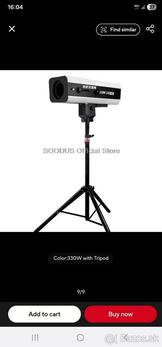 Led Follow Spot 330W - 4