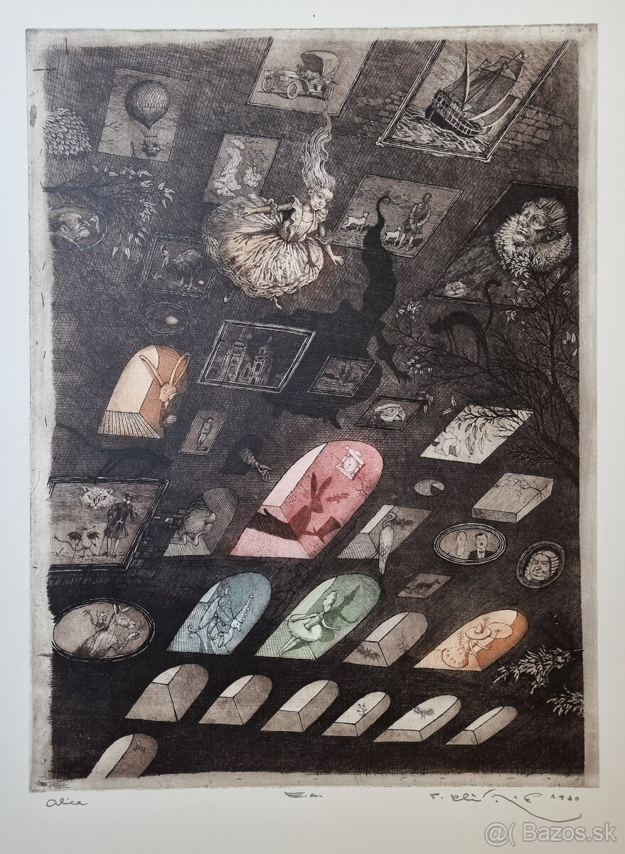 Peter Kľúčik - grafiky. - 4