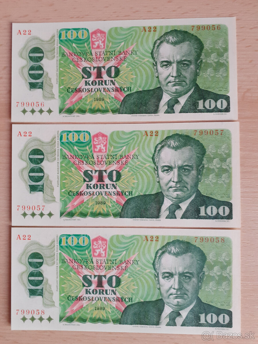 Ceskoslovenske bankovky - 4