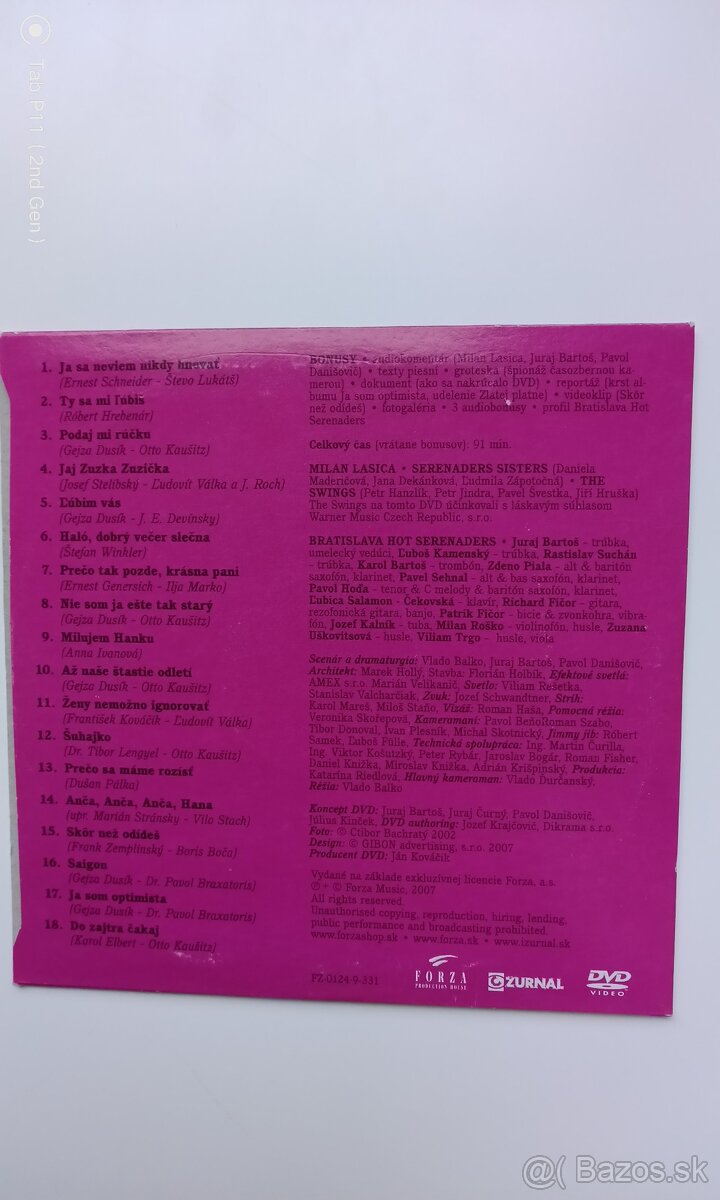 DVD Milan Lasica & Bratislava Hot Serenaders - 4