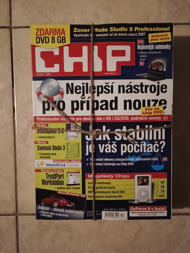 CHIP – časopisy s CD/DVD (2004-2010). - 4