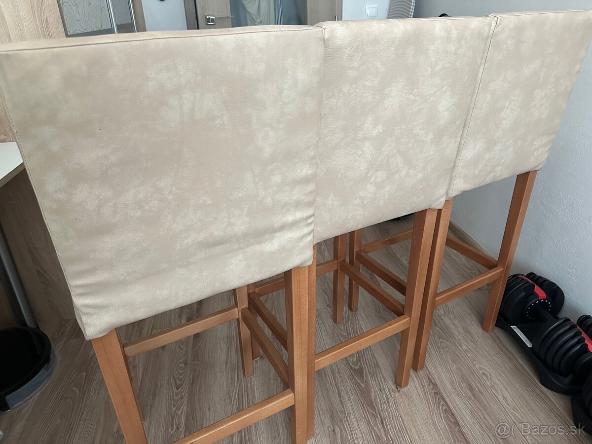 Hnedé barové stoličky - 4