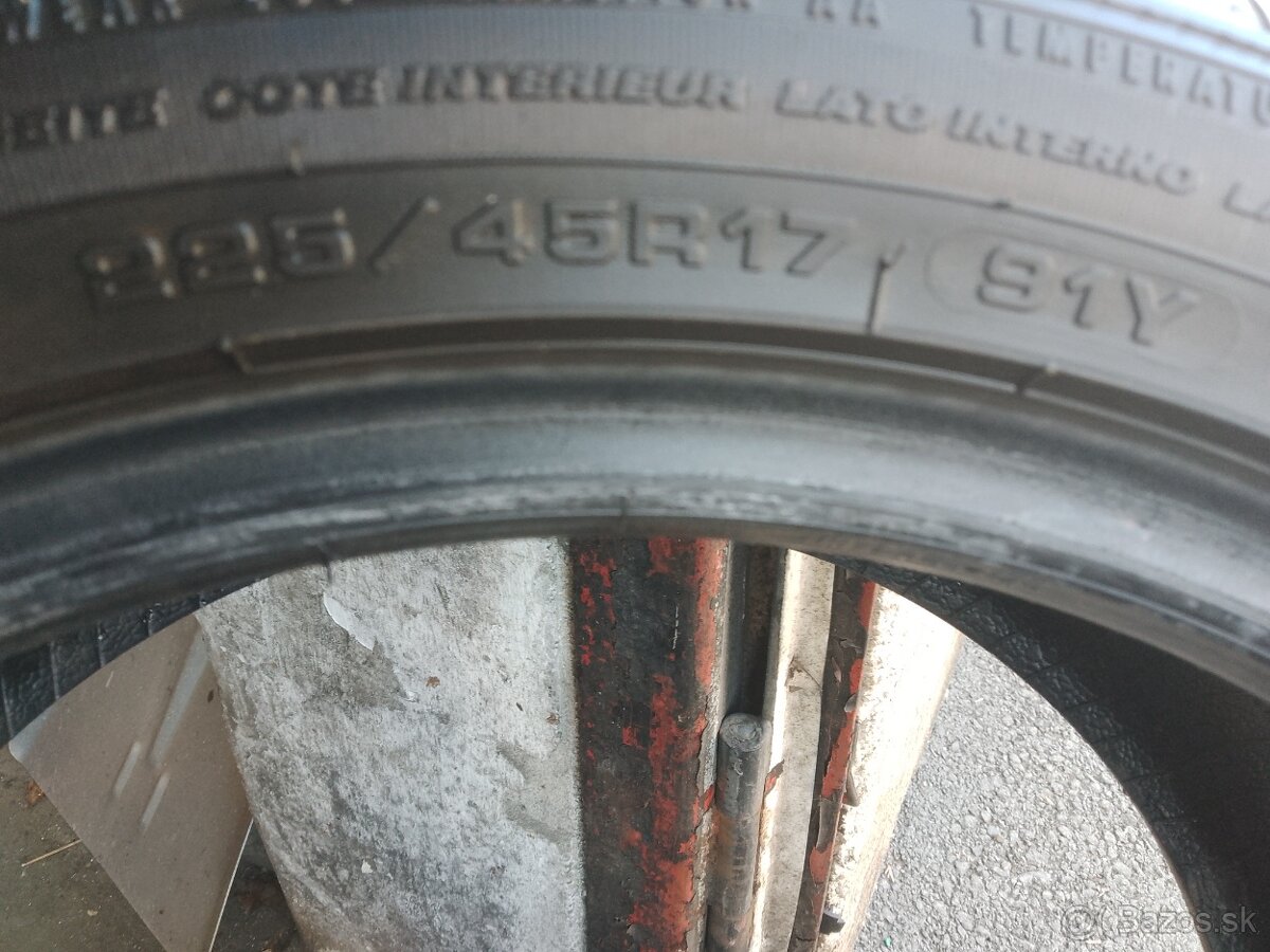 2x letné pneumatiky Fulda 225/45 r17 - 4