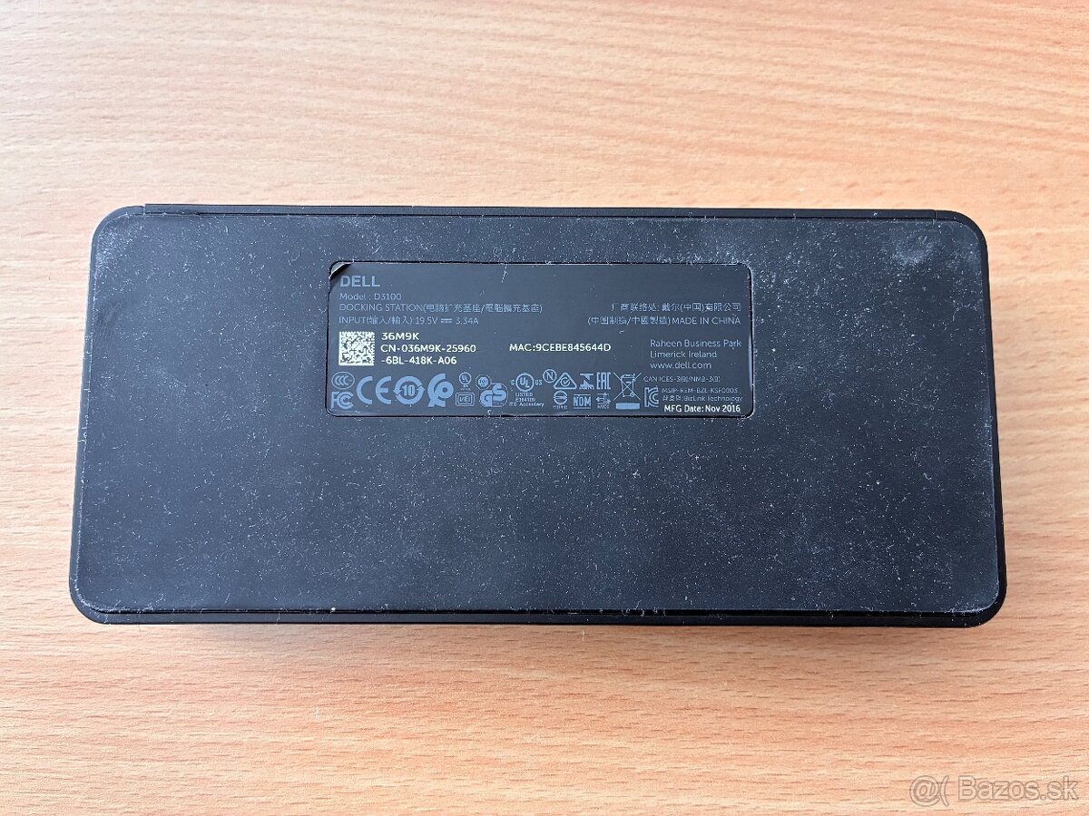 4k Dokovacia stanica Dell D3100 - 4