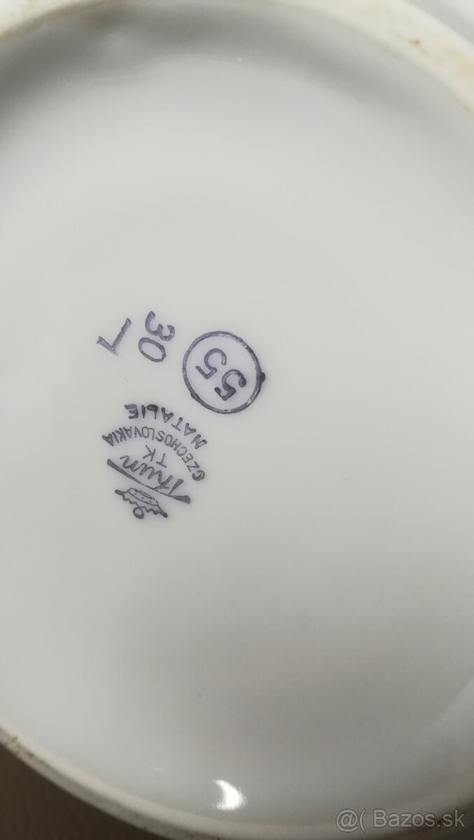 Porcelánové čajníky 2ks, misa polievková - 4