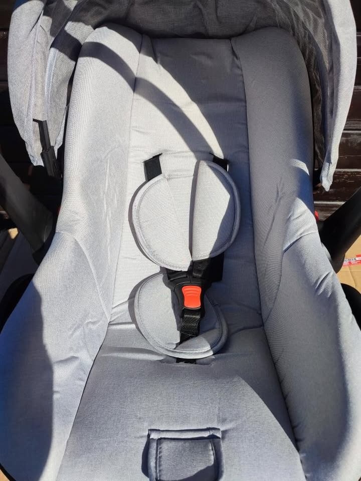 Nový kombinovaný kočárek 3v1 (růžový) - 4