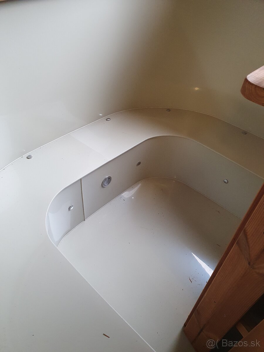 Fínska kúpacia kaďa hranatá s plastovou vložkou - 4