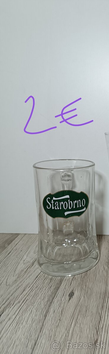 České pivové poháre 3 - 4