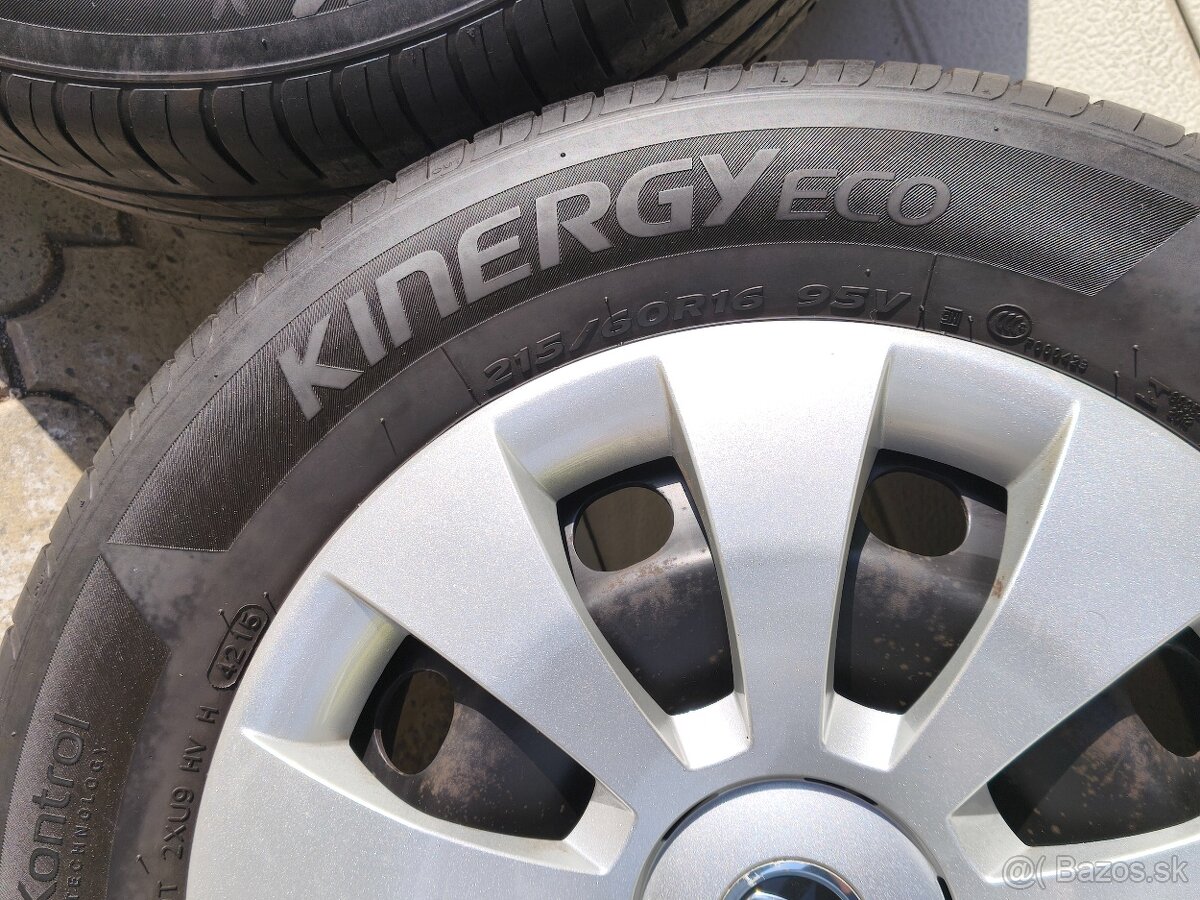 SKODA/VW DISKY R16 + 215/60 LETNE - 4