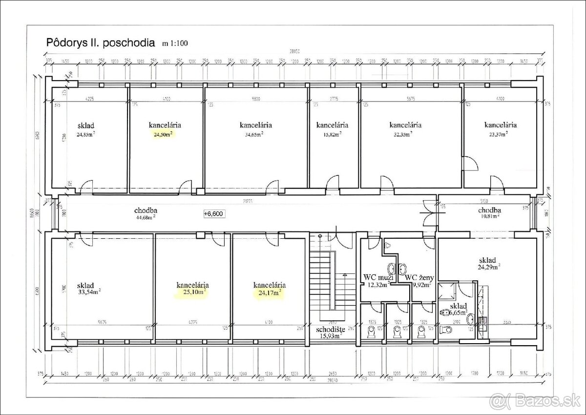 ID 2994 Prenájom: kancelárie, od 25 m2 - 4