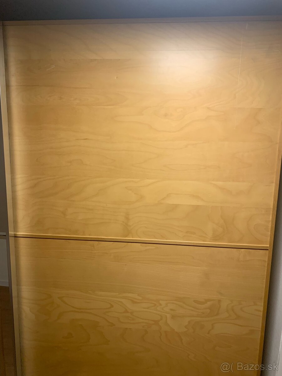 Pár posuvných dverí na skriňu PAX Ikea, 150x236cm - 4