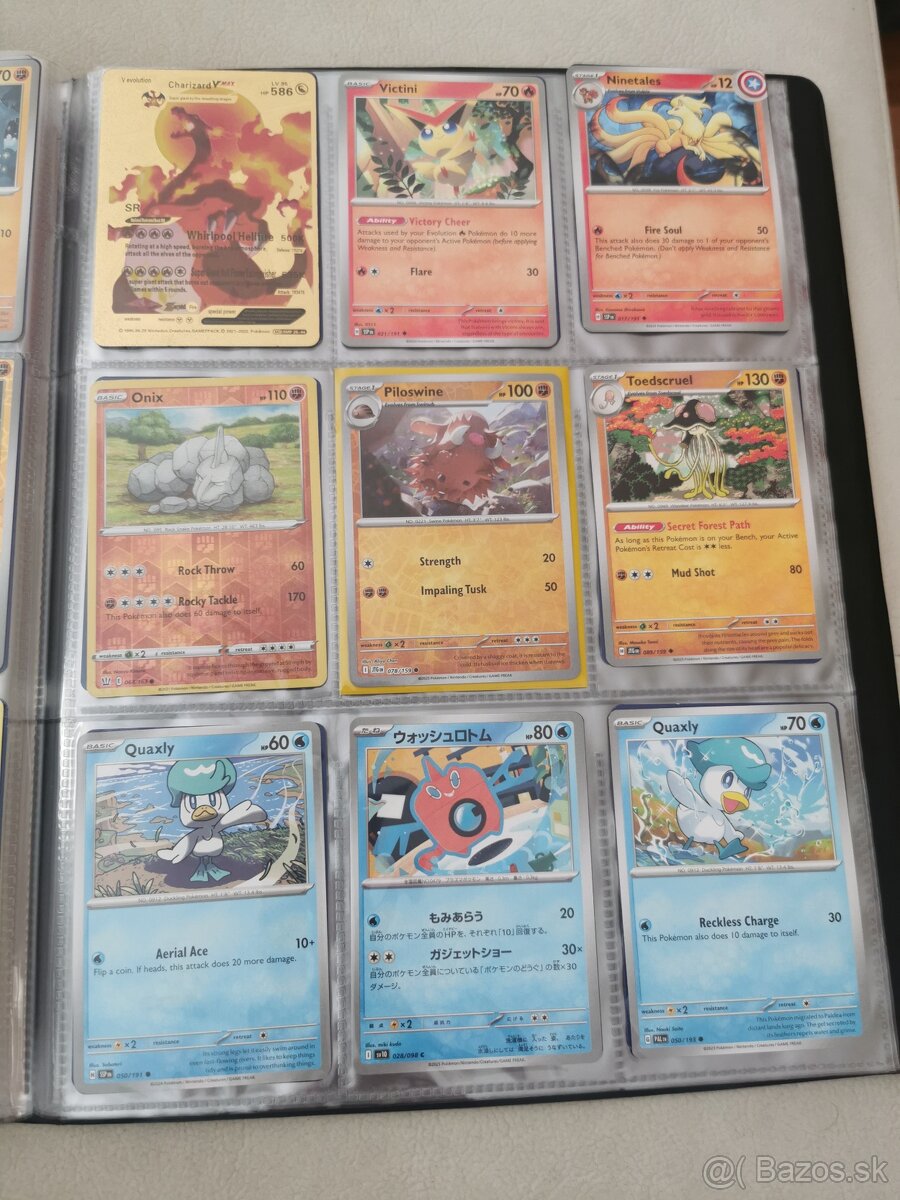 Krásny Pokémon album A4 plný kariet +darček - 4