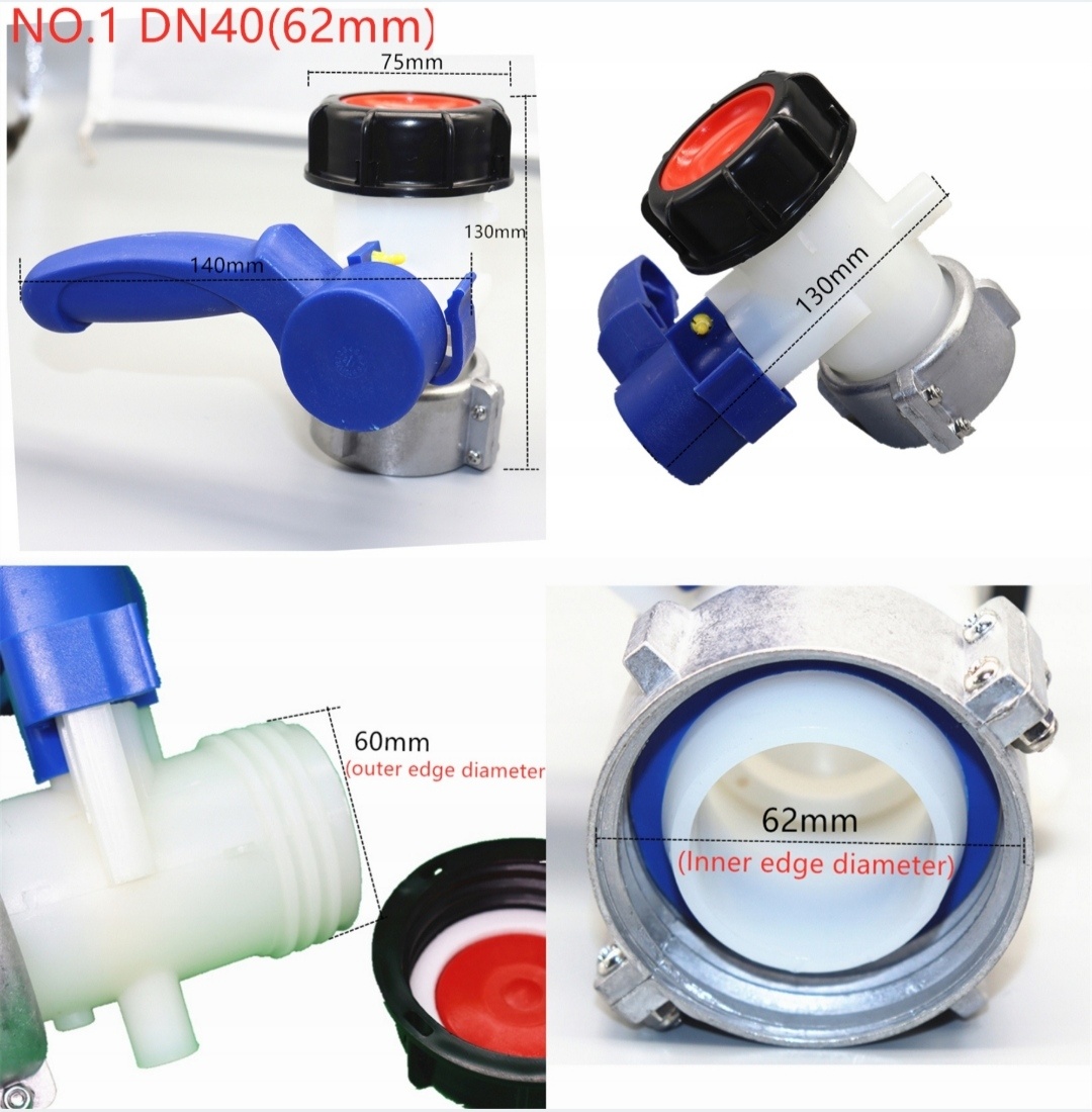 ventil na IBC nádrž 62 mm - 4