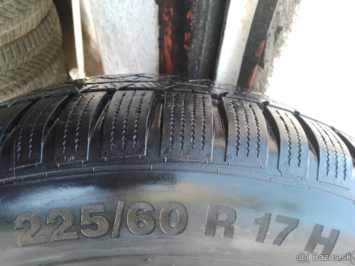4x zimné pneumatiky 225/60 r17 - 4
