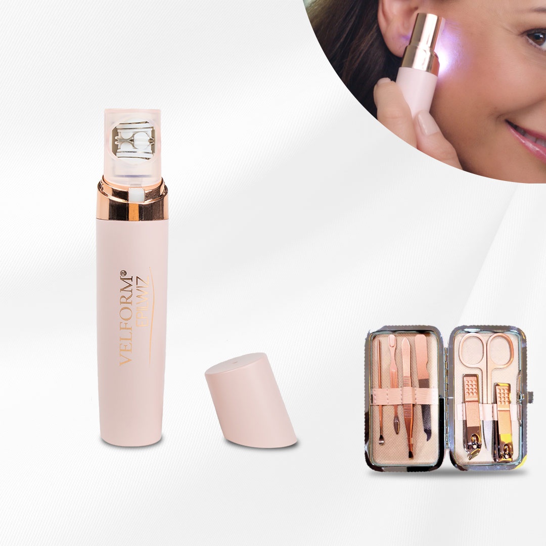 Epilátor na tvár s led svetlom - 4