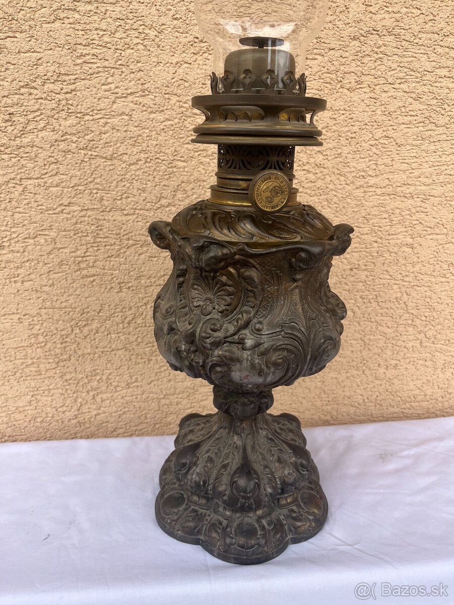 Stará kovová petrolejka - 4