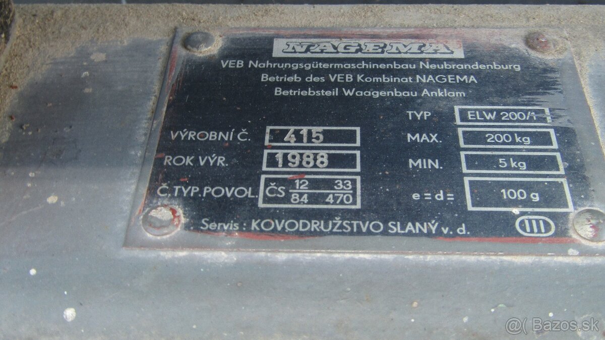 Váha na váženie vriec a pod. - 4