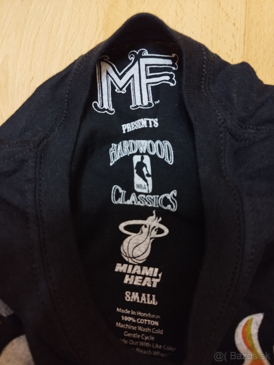 Tricko MIAMI HEAT black , velkost S , uplne nove s visackami - 4