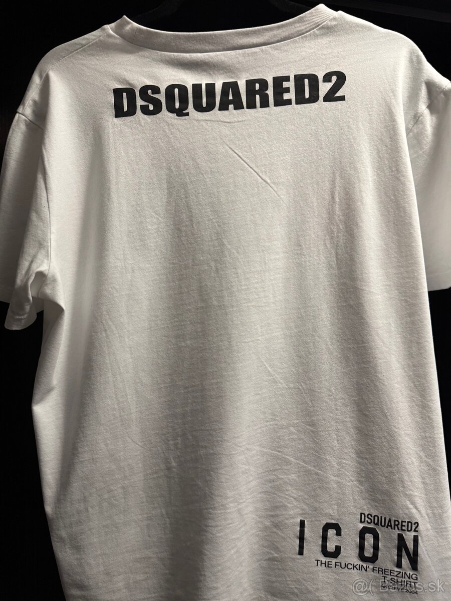 DSQUARED2 ICON, originál tričká , veľkosť L - 4