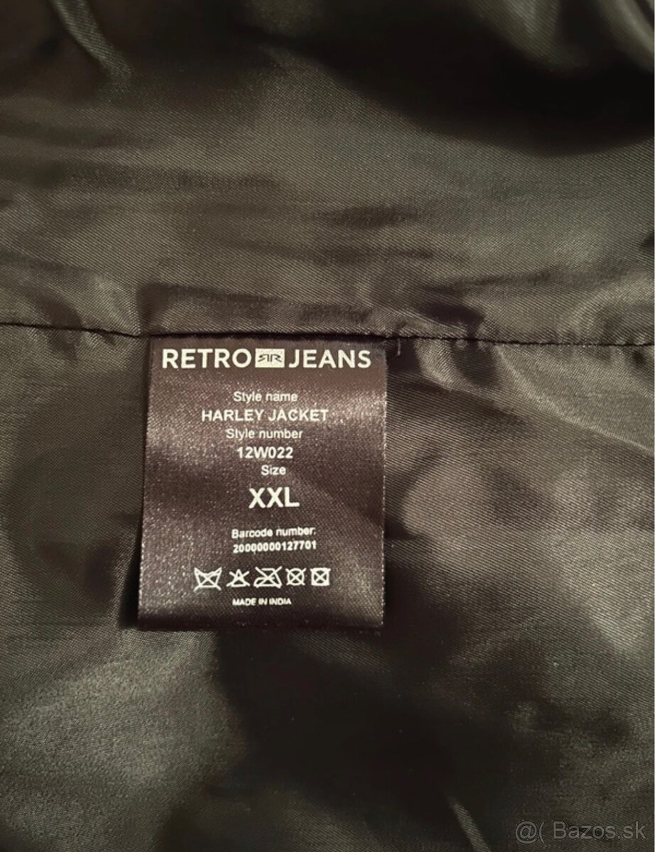 Kožená bunda Retro Jeans - 4