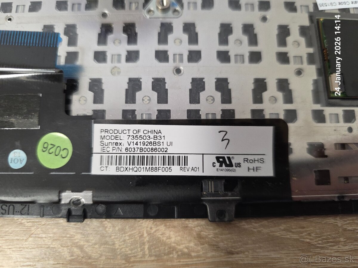 Klavesnica HP 820 G1 - 4