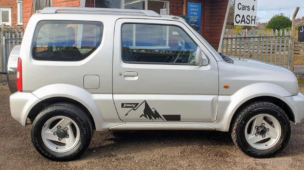 Suzuki jimny polepy nálepky na boky auta 4x4 - 4