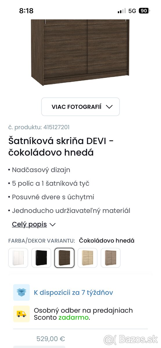 Šatníková skriňa - 4
