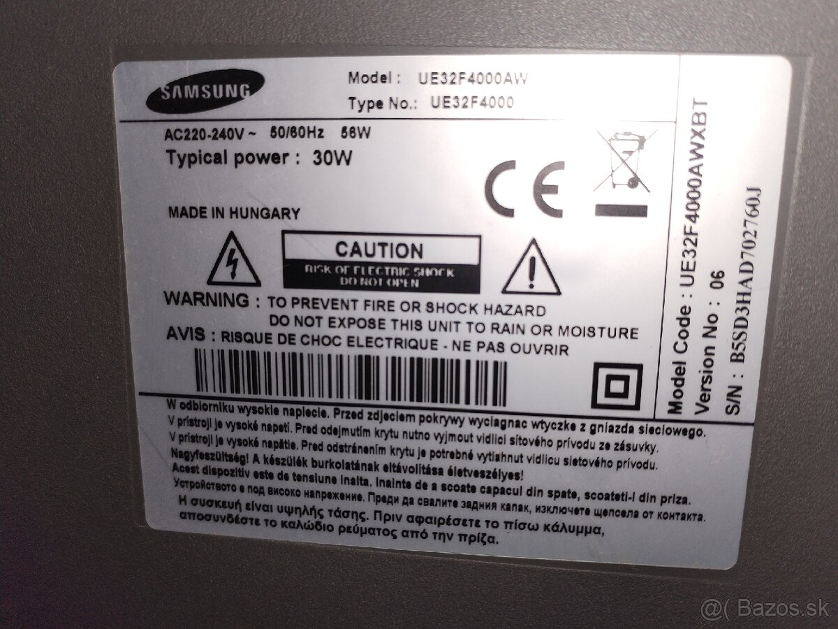 Predam LCD tv Samsung uhl. 80cm - 4