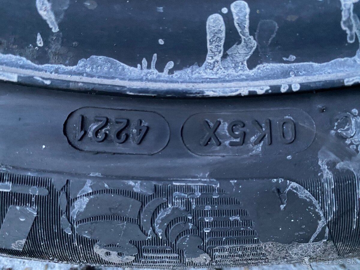 Zimné pneu 205/55R16 na plechových diskoch - 4