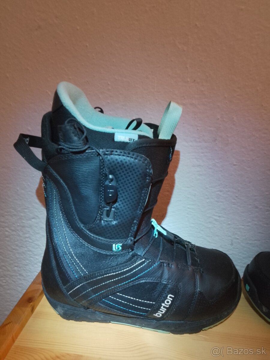 BURTON cierne SNB boty velkost 40,5 - 4