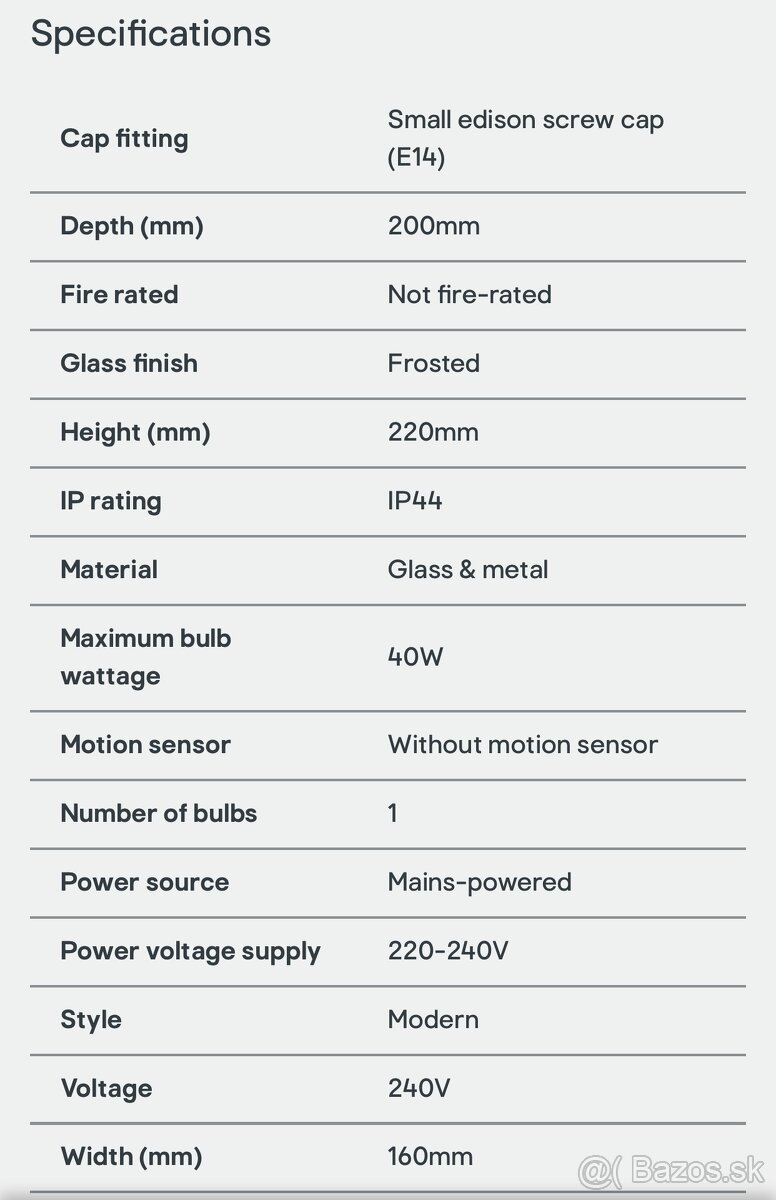 Kinkiet GoodHome Dorres E14 chrom - 4