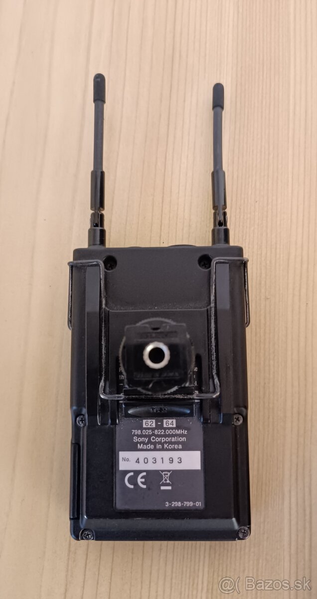Bezdrôtový mikrofón Sony - 4