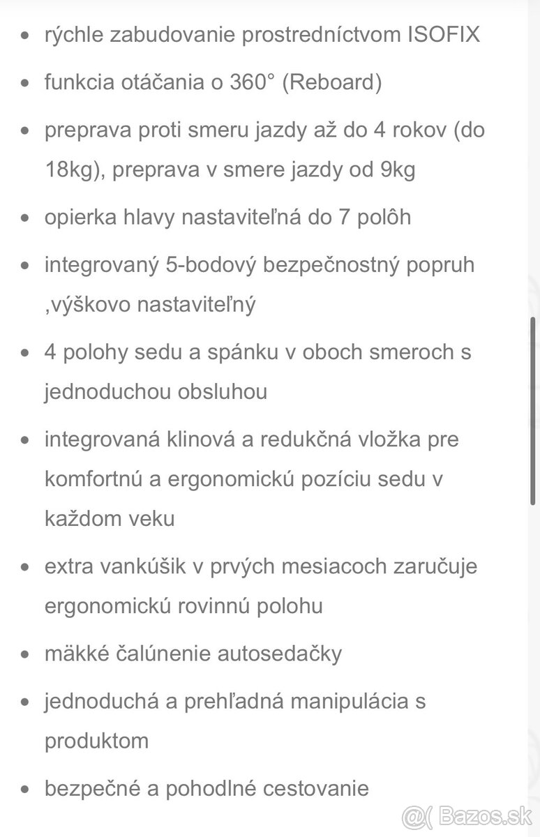 Otočná autosedačka Heyner - 4