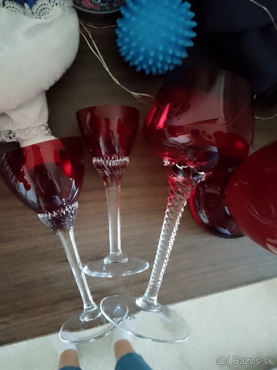 Retro poháre,váza - 4