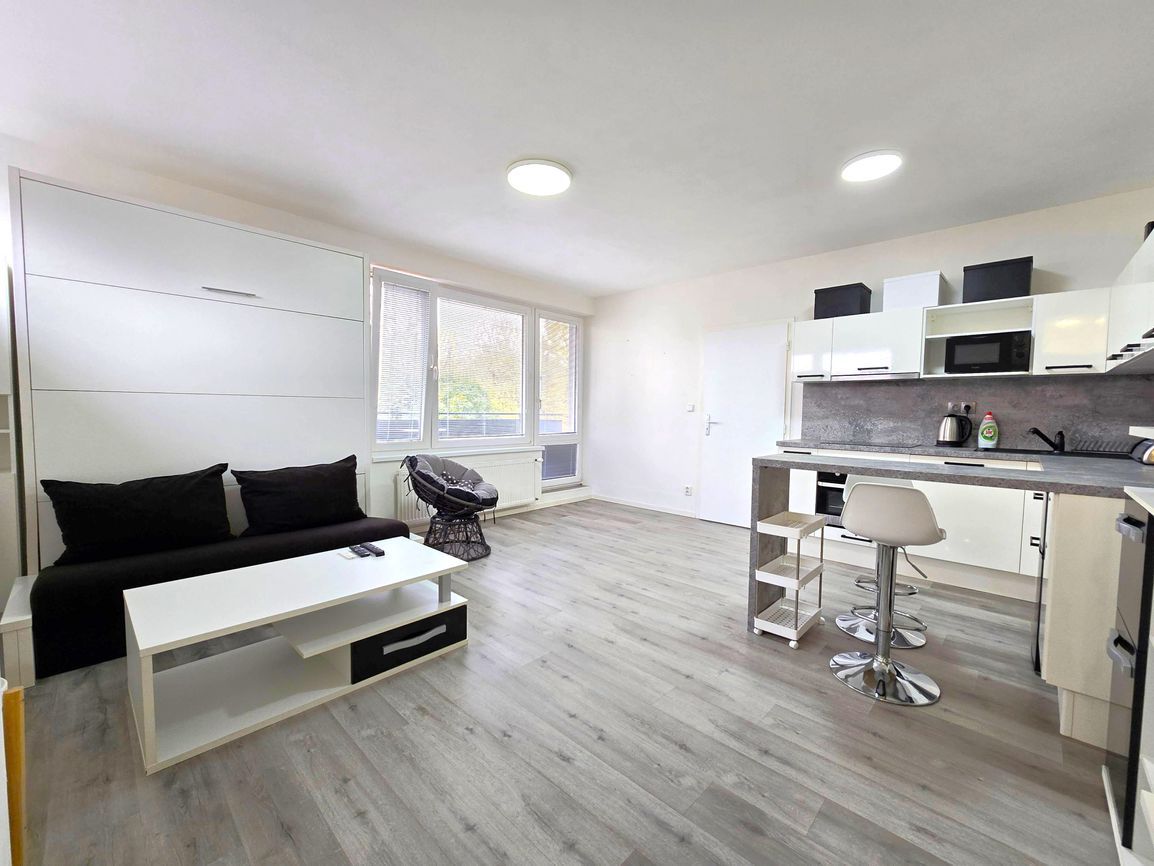 Prenájom MODERNÝ 1-izb.byt s balkónom, šatníkom, zariadený, - 4