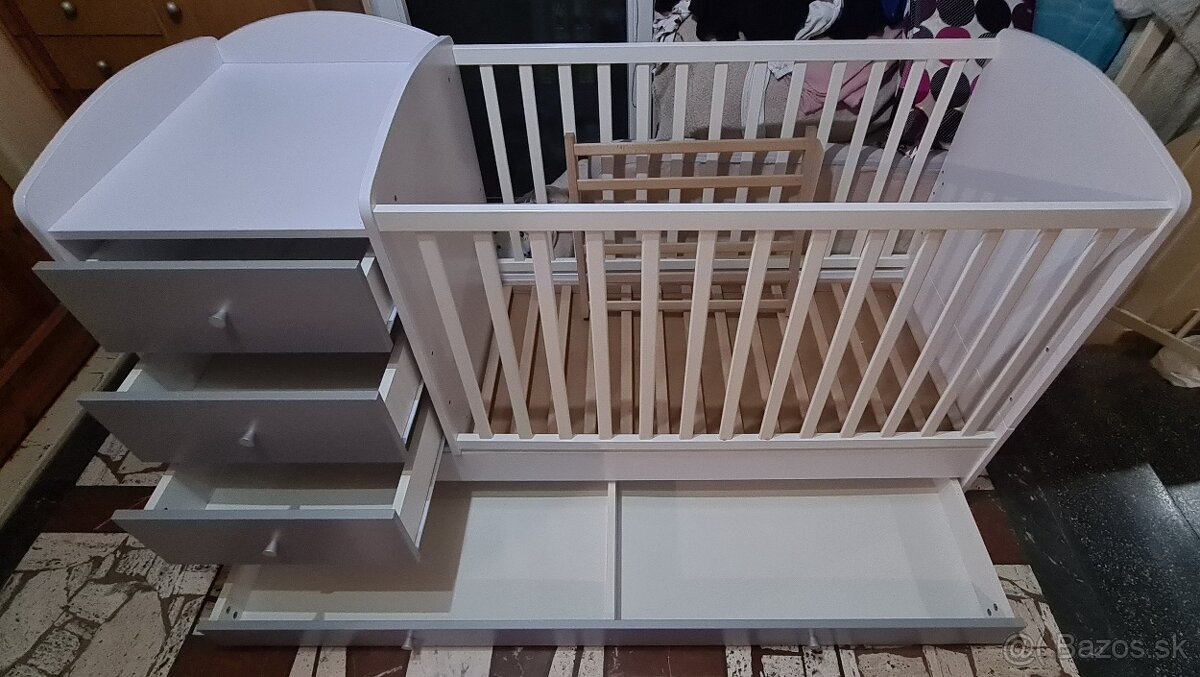 Detská postieľka kombi - 4