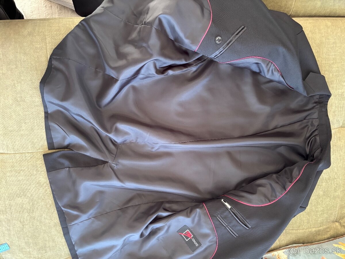 Čierny oblek ravurro 52 - 4