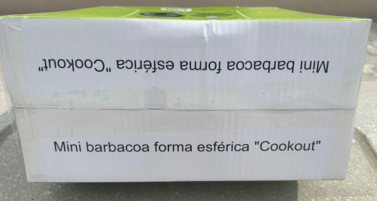 Nový zabalený mini bbq grill cookout 0604055 cerveny - 4