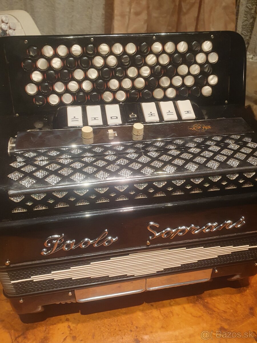 Kvalitní knoflíková harmonika Paolo Soprani - 4