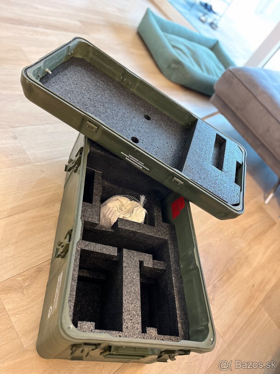 Vojenské bedne, ochranné kufríky 80x40x40cm Bundeswehr - 4