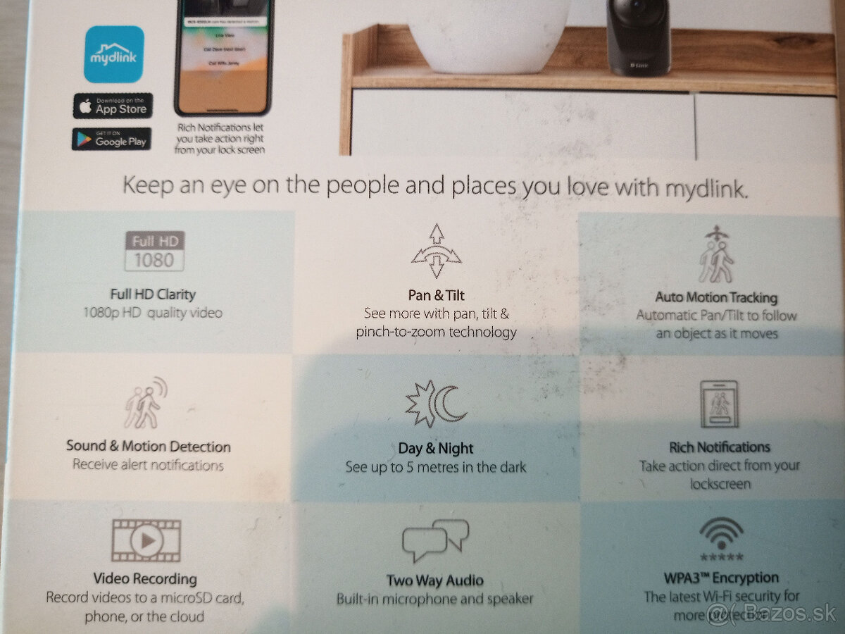 Wi-Fi kamera s detekciou pohybu - 4