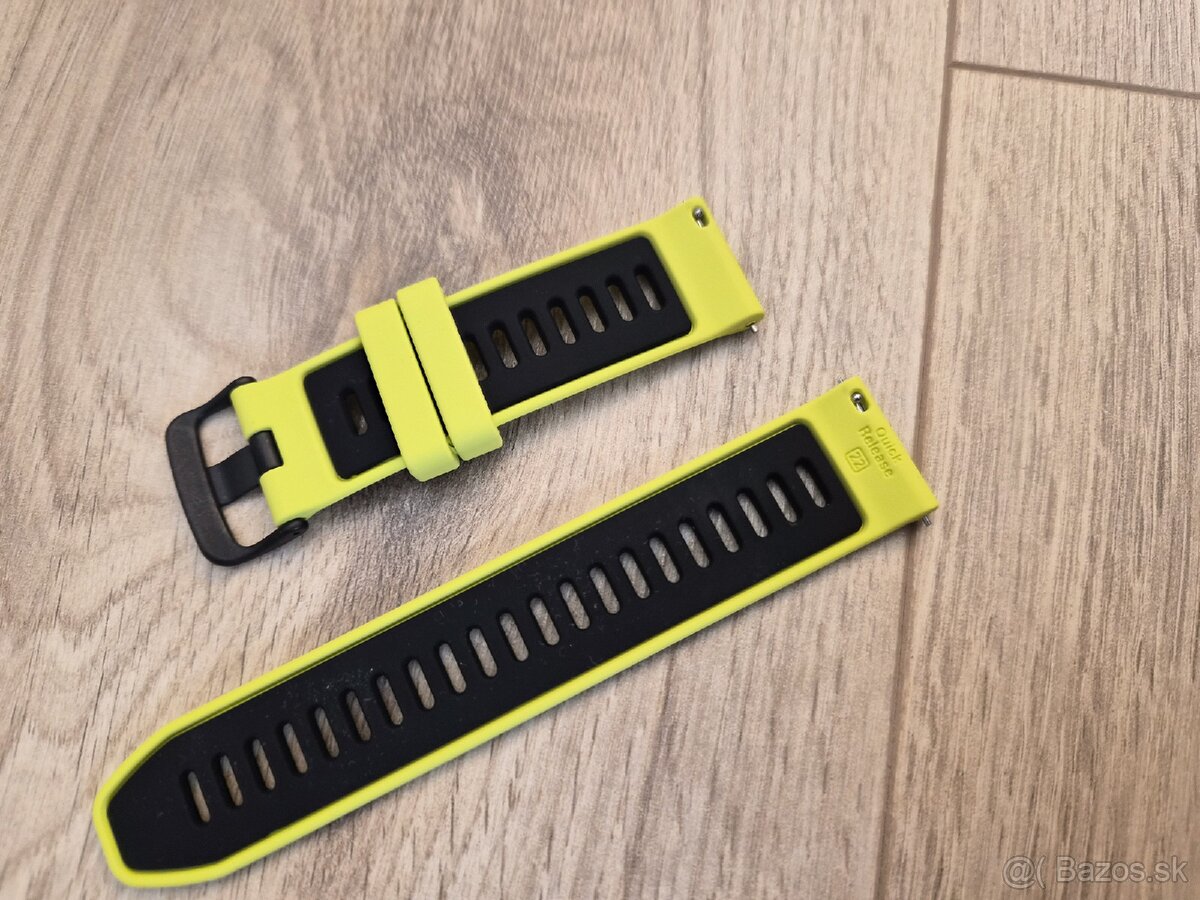 Zeleno-čierny remienok 22 mm - 4