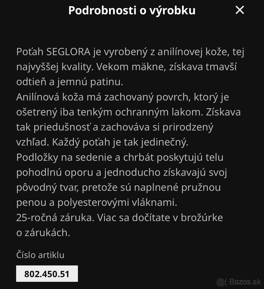 Kožený gauč IKEA - 4