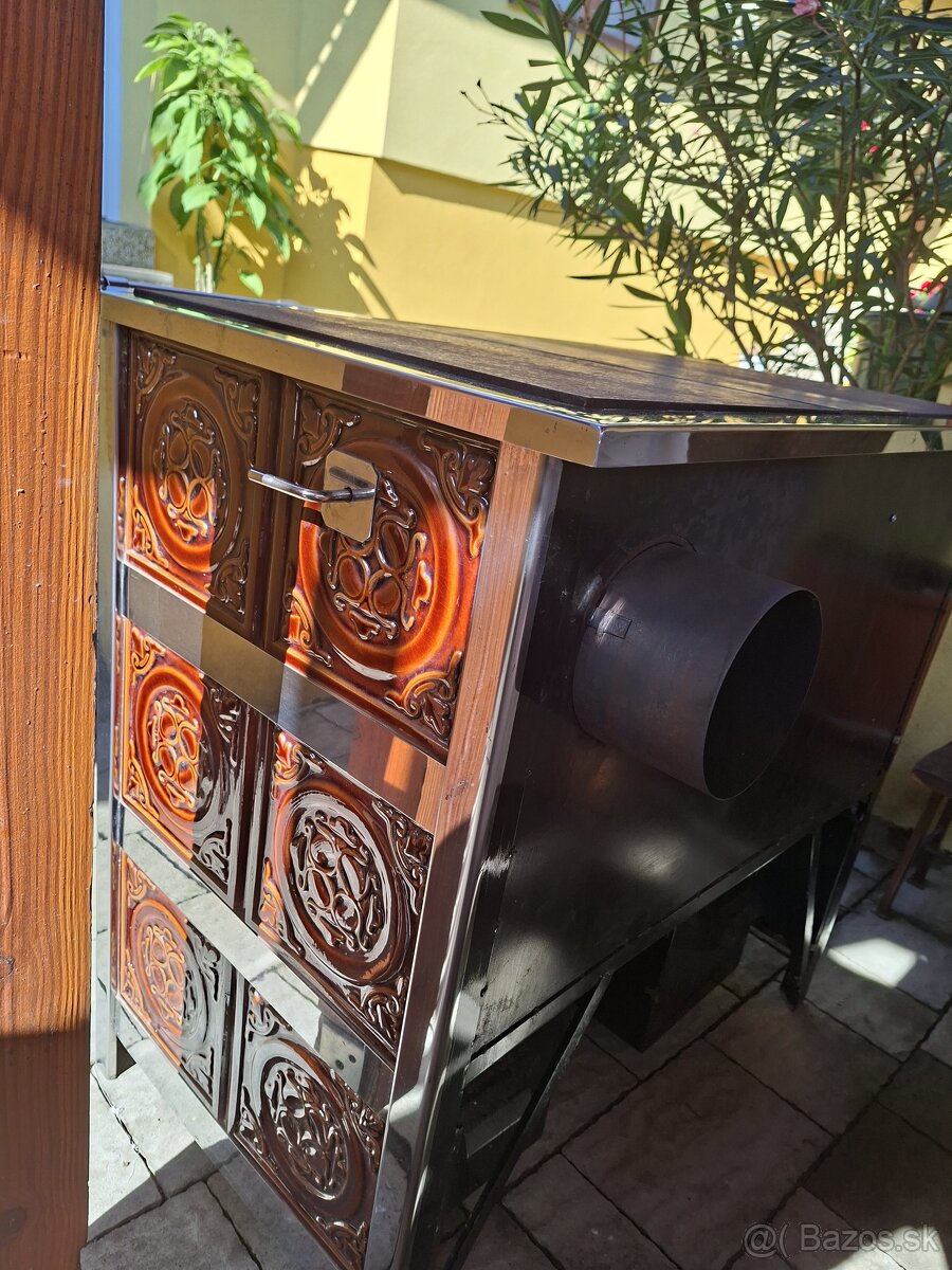 Kachľový sporák na drevo KZP - KS 6 P - 4